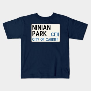 Cardiff City, Ninian Park Kids T-Shirt